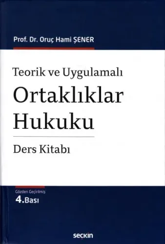 Ortaklıklar Hukuku Ders Kitabı