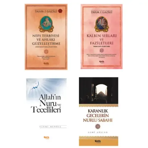 Nefs Terbiyesi-Kalbin Sırları-Allah'ın Nuru Ve tecellileri-Karanlık Gecelerin Nurlu Sabahı 4'lü set