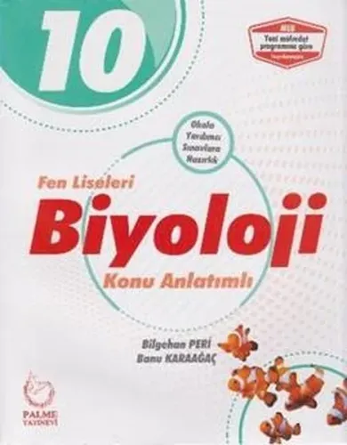 Palme Yayınları 10. Sınıf Fen Liseleri Biyoloji Konu Anlatımlı Palme