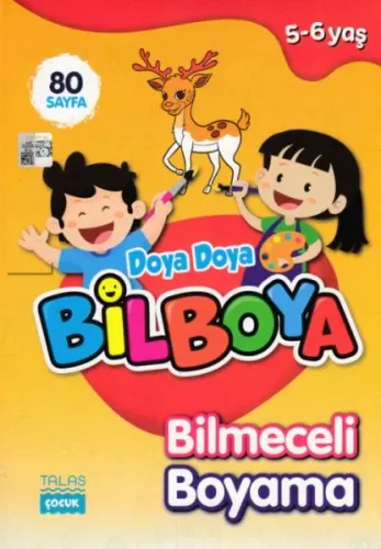 5 - 6 Yaş Bilmeceli Boyama Doya Doya Bilboya