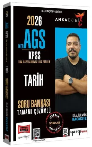 Yargı Yayınları 2026 KPSS MEB-AGS Tarih Soru Bankası Çözümlü Anka Ekib