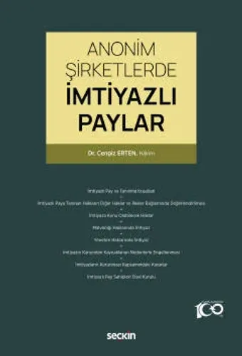 Anonim Şirketlerde İmtiyazlı Paylar