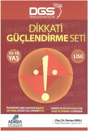 Dikkati Güçlendirme Seti Lise 15-18 Yaş