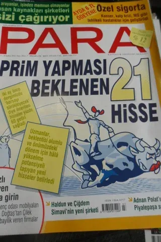Para 2012 / 7 - Prim Yapması Beklenen Hisse
