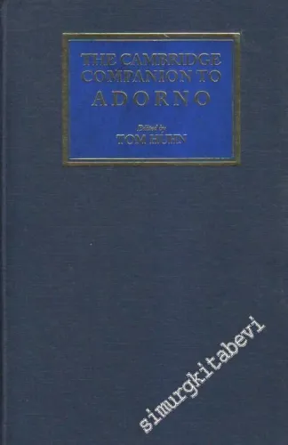 The Cambridge Companion To Adorno CİLTLİ