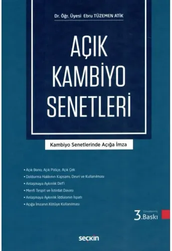 Açık Kambiyo Senetleri