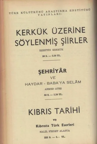 Türk Kültürü Kollektif Türk Tarih Kurumu %58 indirimli
