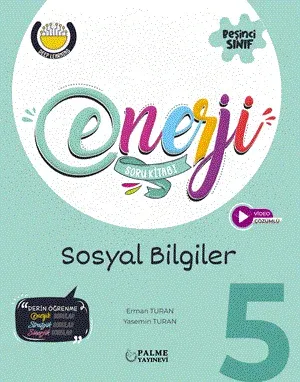 Palme Yayınevi Enerji 5. Sınıf Sosyal Bilgiler Soru Kitabı