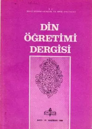 Din Öğretimi Dergisi 1988/15