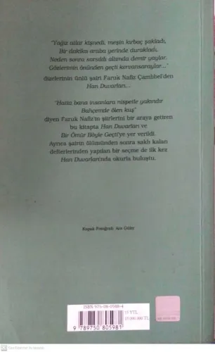 Han Duvarları: Toplu Şiirler Faruk Nafiz Çamlıbel Yapı Kredi Yayınları
