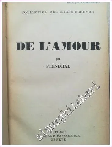 De l'Amour -        1945