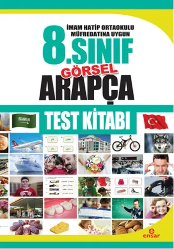 8. Sınıf Görsel Arapça Test Kitabı; İmam Hatip Ortaokulları Müfredatına Uygun