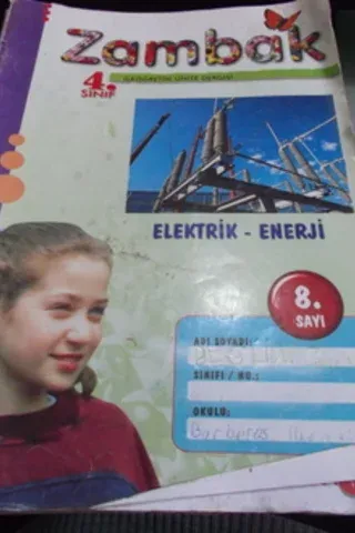 Zambak Ünite Dergisi 4. Sınıf 8. Sayı - Elektrik - Enerji