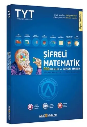 İvme TYT Şifreli Matematik Problemler ve Sayısal Mantık Video Anlatımlı Soru Bankası-YENİ