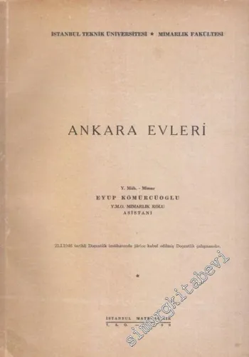 Ankara Evleri -        1950