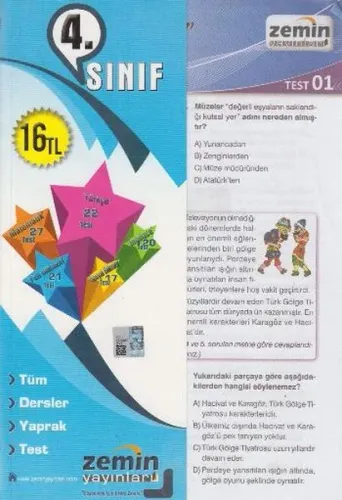 Zemin 4. Sınıf Tüm Dersler Yaprak Test