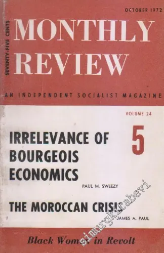 Monthly Review an Indepent Socialist Magazine - Sayı: 5  Cilt: 24    October