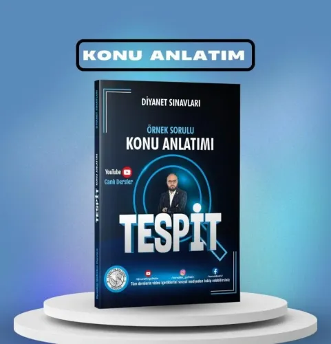 DHBT MBSTS Din Sınavları Tespit Örnek Sorulu Konu Anlatımlı Tek Kitap