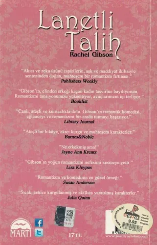 Lanetli Talih Rachel Gibson Martı Yayınevi %55 indirimli