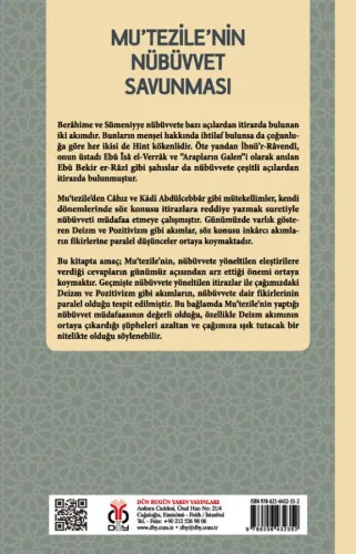 Mu’tezile’nin Nübüvvet Savunması Mikail İpek Mu’tezile’nin Nübüvvet Savunması Mikail İpek