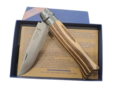 Opinel No:8 Tradition Lamine Huş Kutulu Çakı