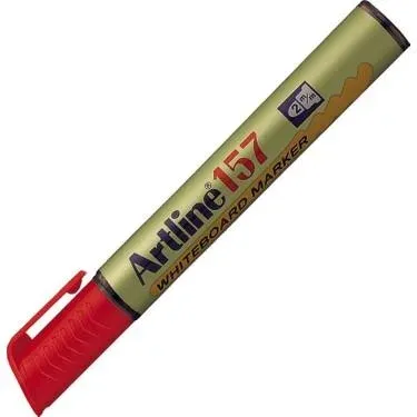 Artline 157 Beyaz Tahta Markörü Uç:2,0mm Kırmızı