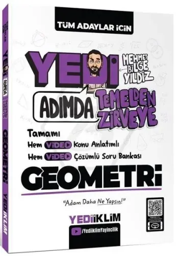 Yedi Adımda Temelden Zirveye Geometri Video ;Konu Anlatımlı Video Çözümlü Soru Bankası