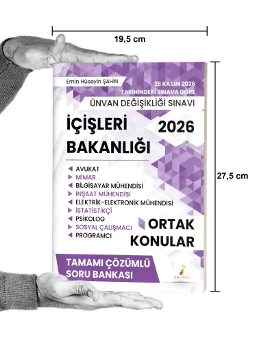 ÜDS 2026 İçişleri Bakanlığı Ortak Konular Tamamı Çözümlü Soru Bankası ÜDS 2026 İçişleri Bakanlığı Ortak Konular Tamamı Çözümlü Soru Bankası