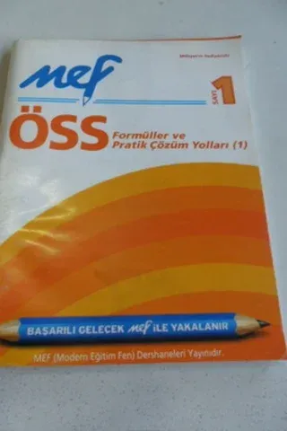 ÖSS Formüller ve Pratik Çözüm Yolları