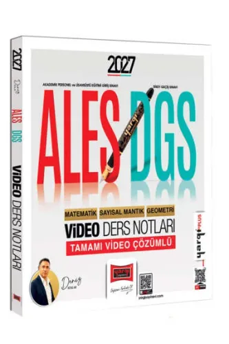 Yargı Yayınları 2027 ALES DGS Matematik Sayısal Mantık Geometri Video Ders Notları