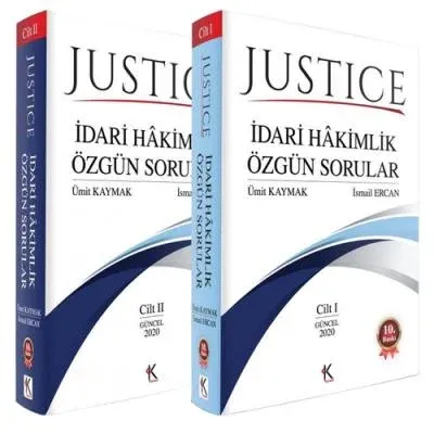 Justice İdari Hakimlik Özgün Sorular (2 Cilt Takım)