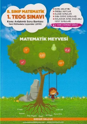 8. Sınıf Matematik 1. TEOG Sınavı Konu Anlatımlı Soru Bankası 2016