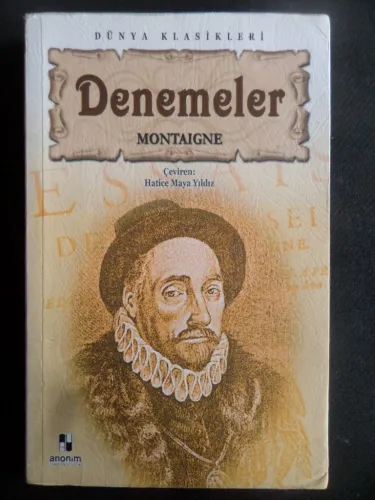 Montaigne Denemeler Montaigne