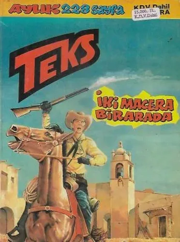 Tesks 4 Katliam Silahı - Washington'da Tuzak İki Macera Birarada - Büyük Cilt - Çizgi Roman