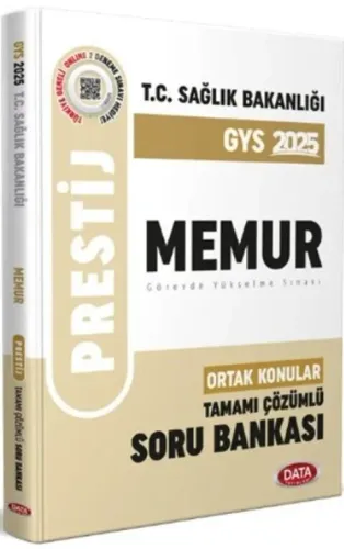 Data Yayınları 2025 T.C. Sağlık Bakanlığı Memur VHKİ Tamamı Çözümlü Soru Bankası