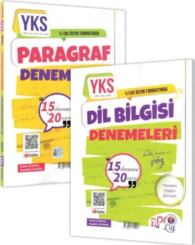 Profesyoneller Karması TYT AYT Paragraf Dil Bilgisi 15 x 20 Denemeleri