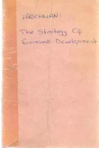 The Strategy Of Economic Development