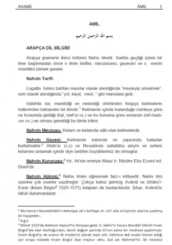 Arapça Dilbilgisi Nahiv Zeynep Atay Zeynep Atay