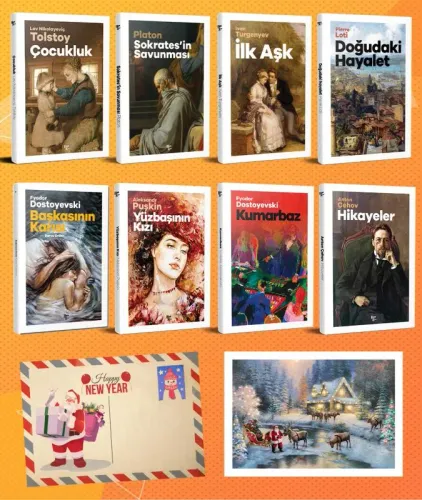 Dünya Klasikleri Sekizli Set - 2 ve Kartpostal