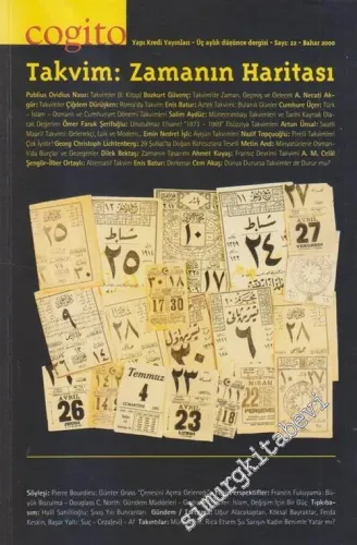 Cogito: Üç Aylık Düşünce Dergisi: Takvim: Zamanının Haritası, Jeoloji Takvim (Ek) - A. M. Celal Şengör - Sayı, 22      Bahar 2000