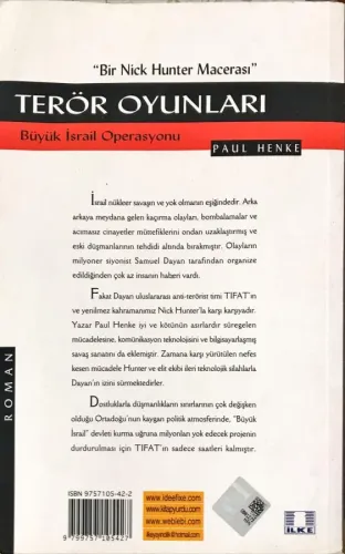 Terör Oyunları Paul Henke İlke Yayınları