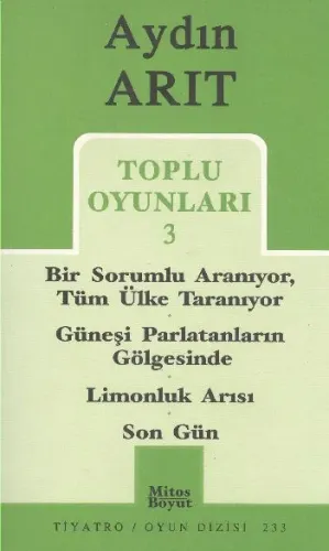 Aydın Arıt Toplu Oyunlar-3 (Brd)
