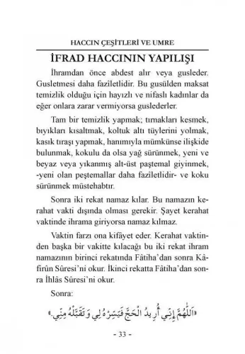 Hac ve Umre Ahkamı