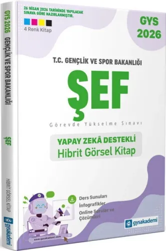 GYS Akademi Yayınları 2026 T.C. Gençlik ve Spor Bakanlığı Şef Yapay Ze