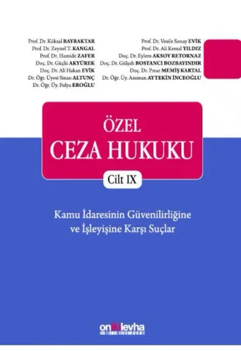Özel Ceza Hukuku