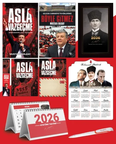 Asla Vazgeçme - Ayraç - Kartpostal - Poster - Böyle Gitmez -  2026 Aja