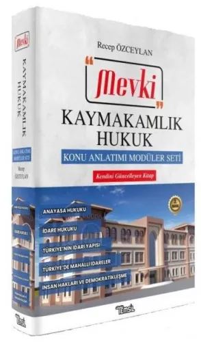 Mevki Kaymakamlık Hukuk Konu Anlatımı Modüler Seti