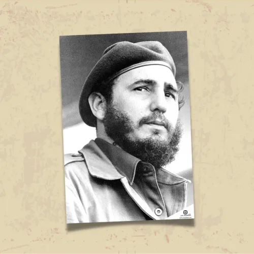 POSTER 0051 - FİDEL CASTRO - KUŞE KAĞIT (33X48) | Fidel Castro | Yar P