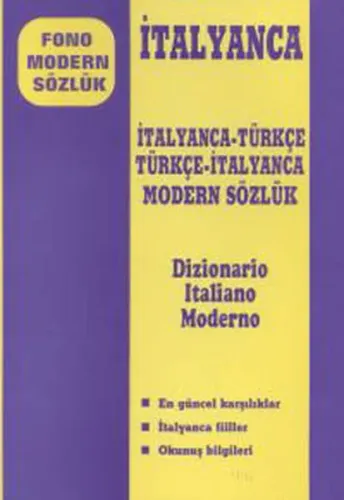 İtalyanca Modern Sözlük; İtalyanca-Türkçe / Türkçe-İtalyanca