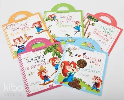 Kıtır İle Pıtır Hikaye Seti 5 Kitap Set (Fransızca)